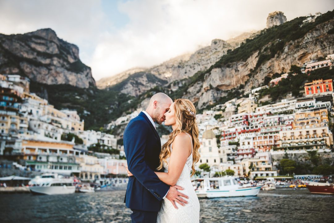 Romantic elopement in Positano